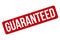 Guaranteed Grunge Rubber Stamp On White Background