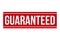 Guaranteed Rubber Stamp. Guaranteed Stamp Seal â€“ Vector