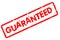 Guaranteed - Rubber Stamp on White Background