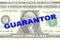 Guarantor - financial concept