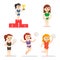 Guard beach character profession design vector