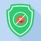 Guard Green Shield Icon antivirus