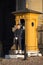 Guard with guardhouse at Stockholm Palace, Stockholm, Sweden