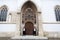 Guard of Honor of the Cravat Regiment on the south portal of the church of St. Mark in Zagreb