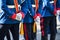 Guard of honor during a military ceremony