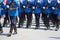 Guard soldiers marching