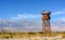 Guard tower at the Manzanar Detention Center from World War II