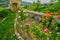 Guard tower at Shri Mataji`s castle at Cabella Ligure