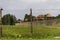 Guard towers of Auschwitz II -Birkenau Extermination camp