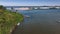 Guarda do Embaú beach in Santa Catarina. panoramic aerial view