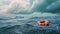 Guardian Afloat: Lifebuoy Amidst Stormy Seas on World Rescue Day