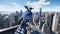 Guardian Blue Jay Unreal Engine Depiction Of New York Cityscape