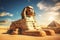 Guardian of Eternity: A Mesmerizing View of the Desert Sphinx