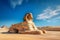 Guardian of Eternity: A Mesmerizing View of the Desert Sphinx