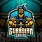 Guardian gaming esports mascot logo