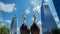 Guardian Goose: A Celestial Encounter In The New York Skyline