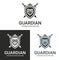 Guardian logo. Tiger logotype