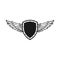Guardian Wing Shield Emblem Symbol Design