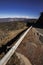 Guardrail on a mountain road