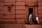 Guards at lalibela rock hewn church in ethiopia africa