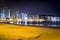 Guaruja, Asturias and Pitangueiras beach at night.