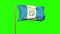 Guatemala flag with title waving in the wind
