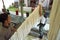 Guatemalan Young Men Work In Textile Factory