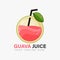 Guava juice logo design
