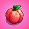 Guava Pixel Art: Realistic Brushwork In 8-bit Style For Game Item