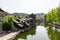 Gubei watertown in Simatai in Beijing in China, replica of ancient Chinese village