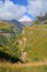 Gudauri landscape of The Greater Caucasus Mountain Range