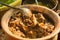 Gudeg jackfruit food traditional served in clay pot from central java indonesia