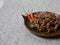Gudeg, a traditional food from Yogyakarta, Indonesia
