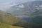 Gudiyalchay river and glacial valley near Shahdag National Park, Azerbaijan, in the Greater Caucasus range