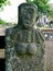 Guernsey La Gran\'Mere Du Chimquiere statue-menhir