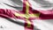 Guernsey textile flag waving on the wind loop