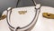 Guess est 1981 logo brand and text sign on  handbag luxury leather shop from designer