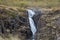 Gufufoss waterfall in east Iceland