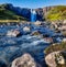 Gufufoss waterfall in Iceland