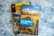 Guide books for California Hiking, useful for tourists planning on long hikes in the mountains. On