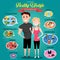Guide to Healthy Lifestyle Infographics