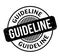 Guideline rubber stamp