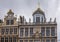 Guild houses La Bouette and Le Roy d`Espagne, Grand Place, Brussels, Belgium