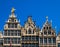 Guild Houses on Market Square in Antwerp, Belgium