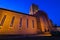 Guildford Cathedral at night Surrey England