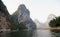 Guilin mountains in China