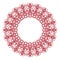 Guilloche ornament decorative rosette element