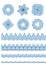 Guilloche Pattern Rosette for Certificate Watermarks for certificate, diploma