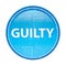 Guilty floral blue round button