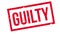 Guilty rubber stamp